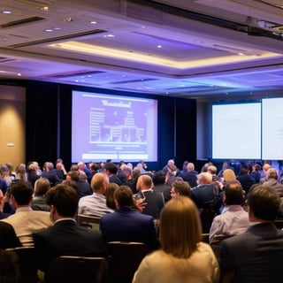 image of an industry conference